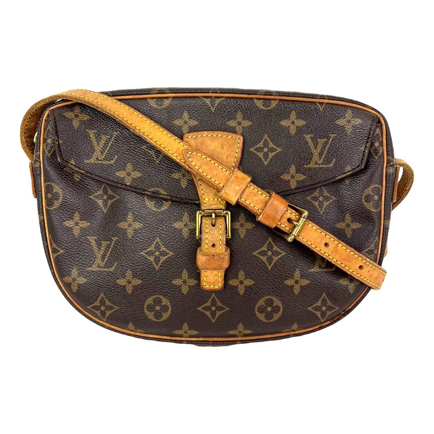 Jeune fille leather crossbody bag