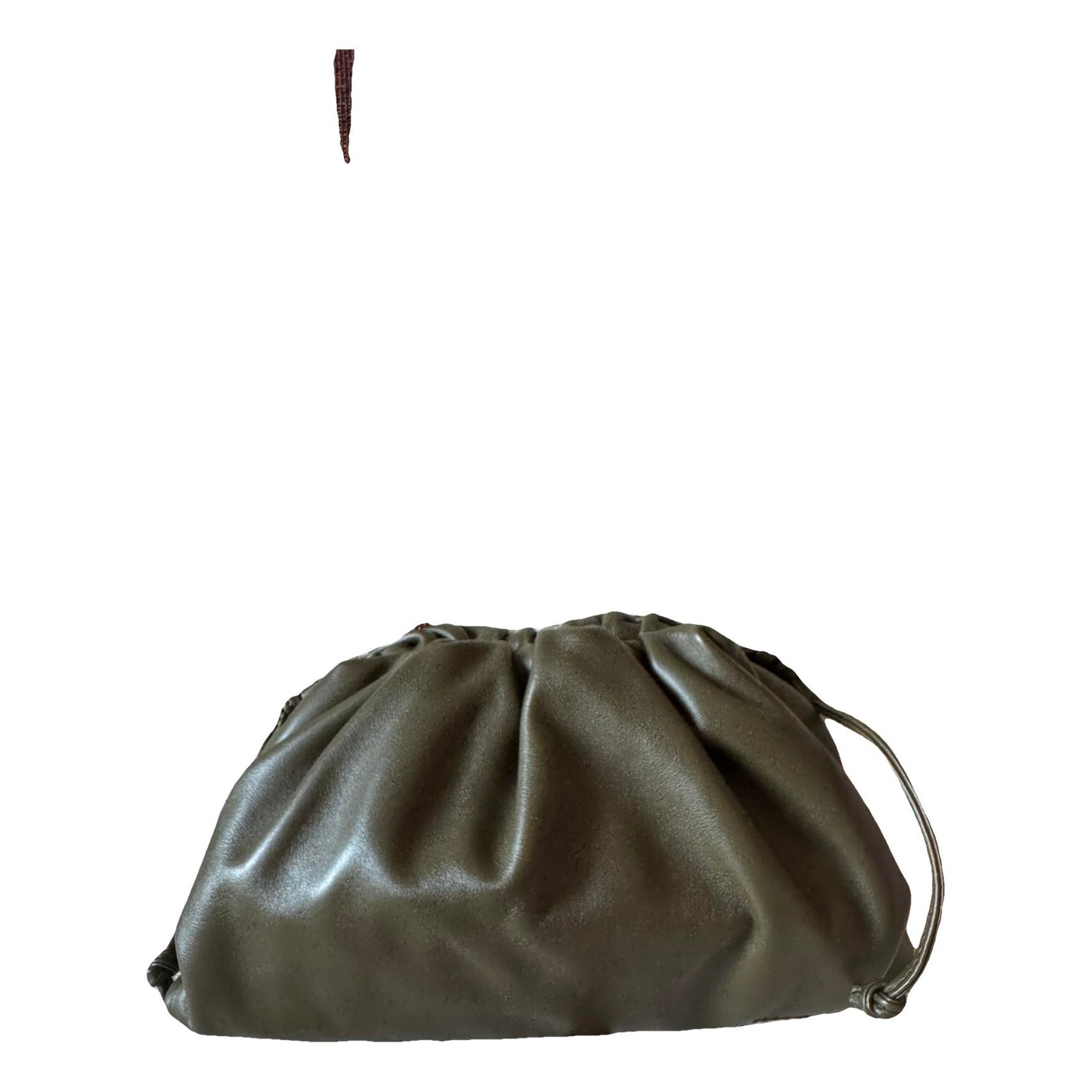 Pouch leather crossbody bag