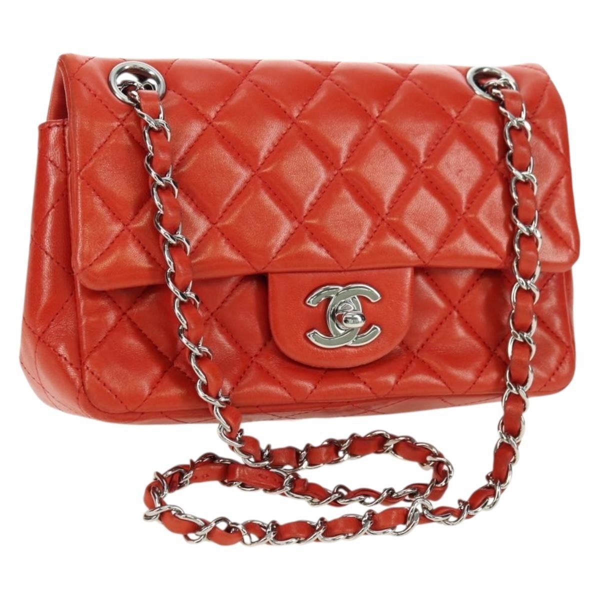 Trendy CC Flap leather handbag