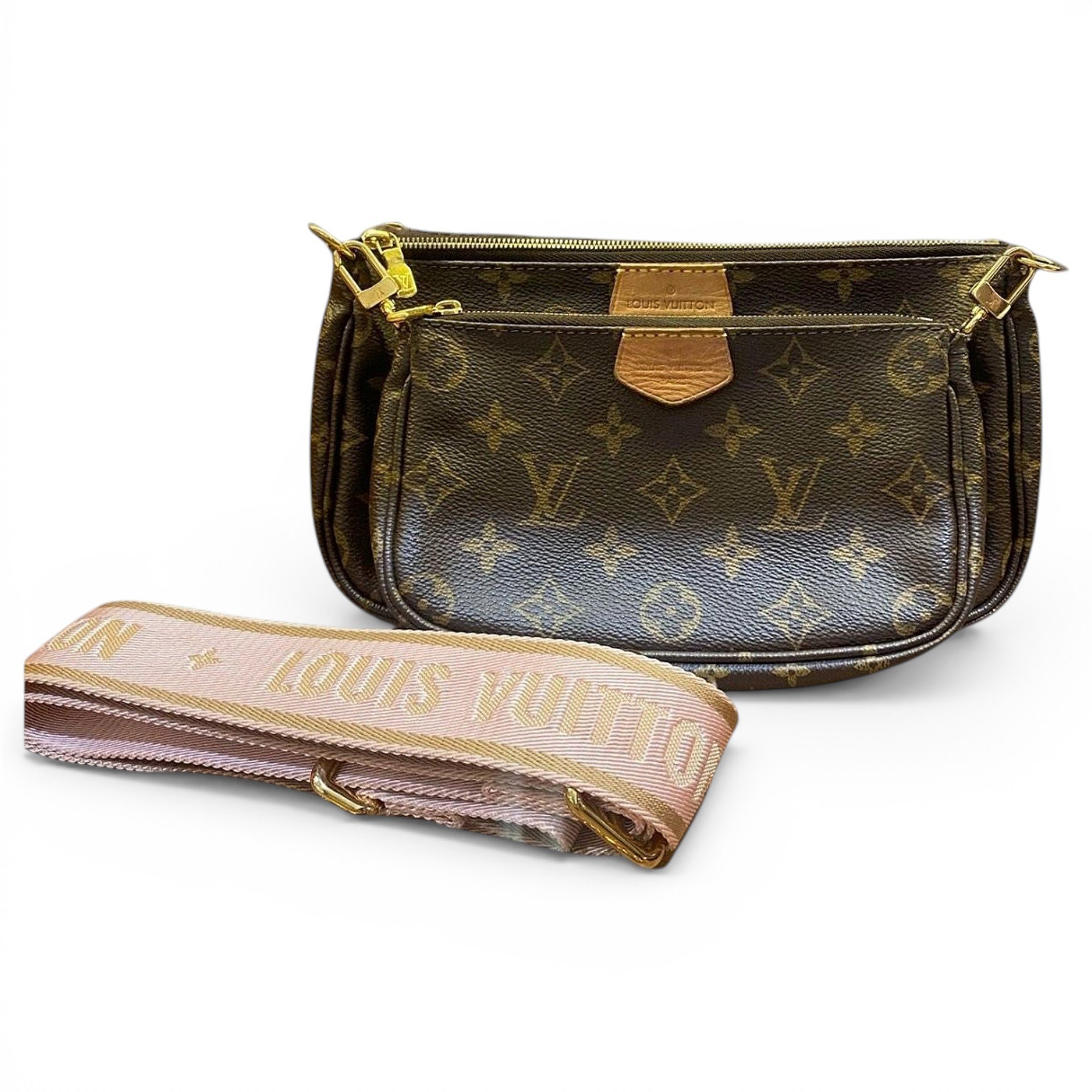 Multi Pochette Accessoires leather handbag