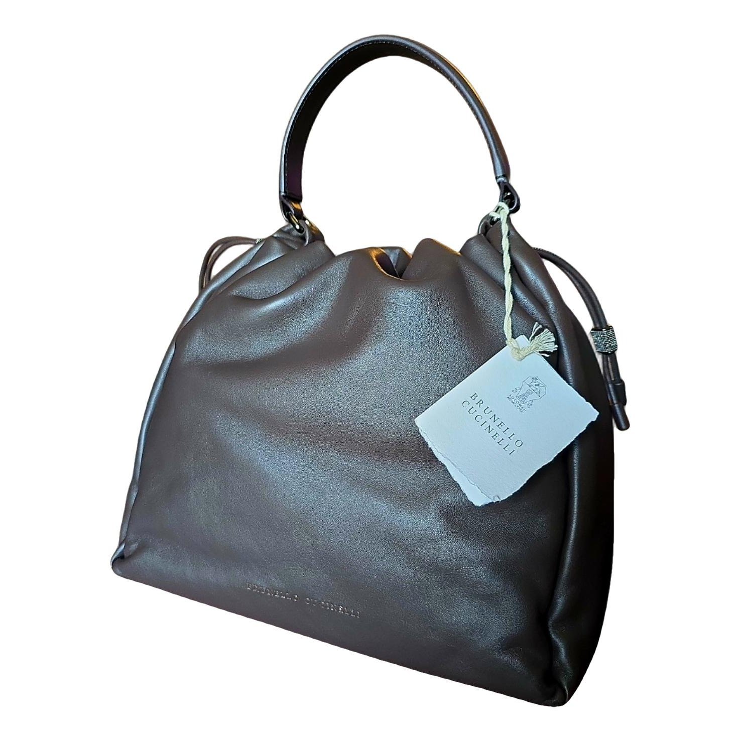 Leather handbag