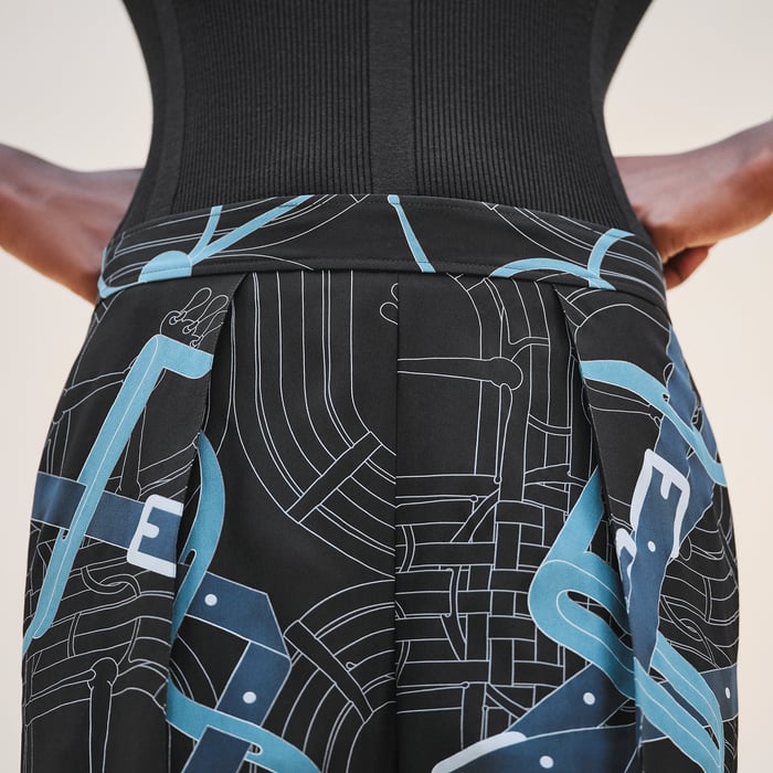 Noir "Mors a Jouets Detoure" Pants
