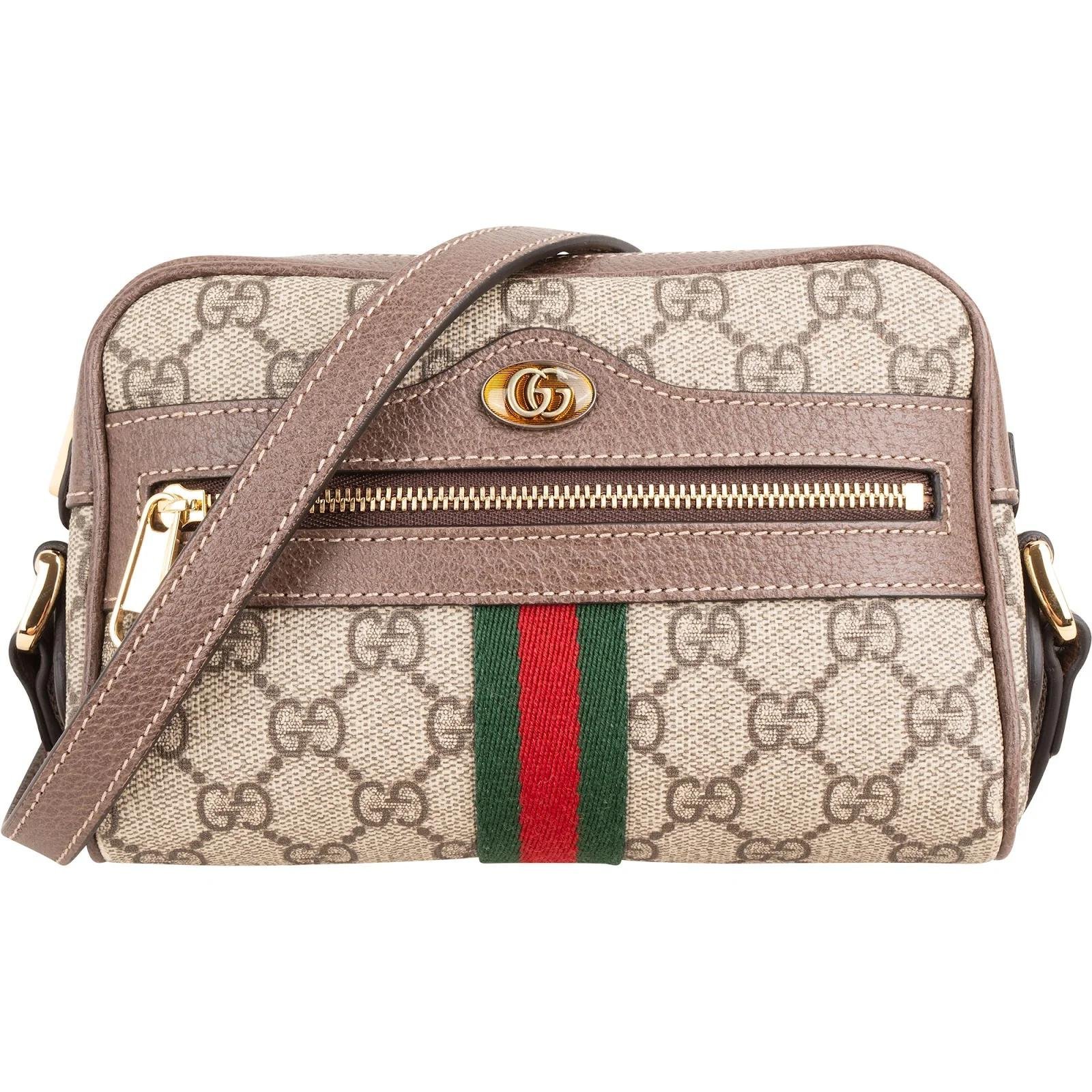 Ophidia GG Supreme leather crossbody bag