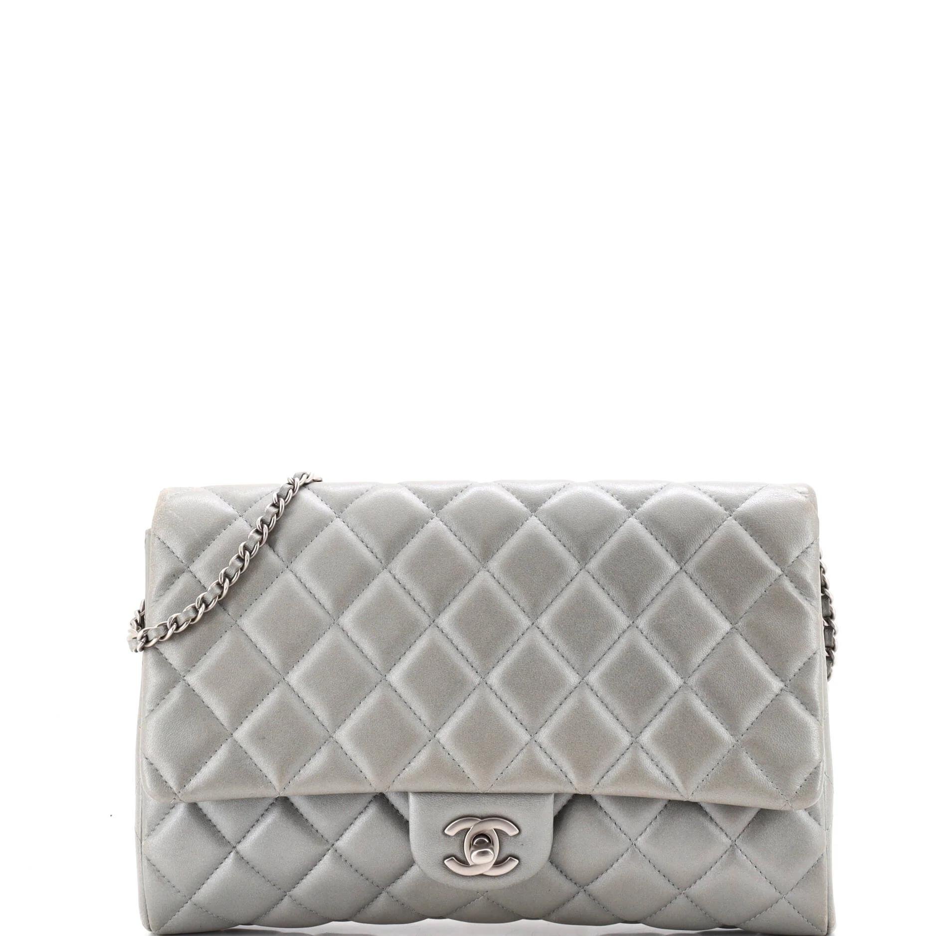 Leather clutch bag