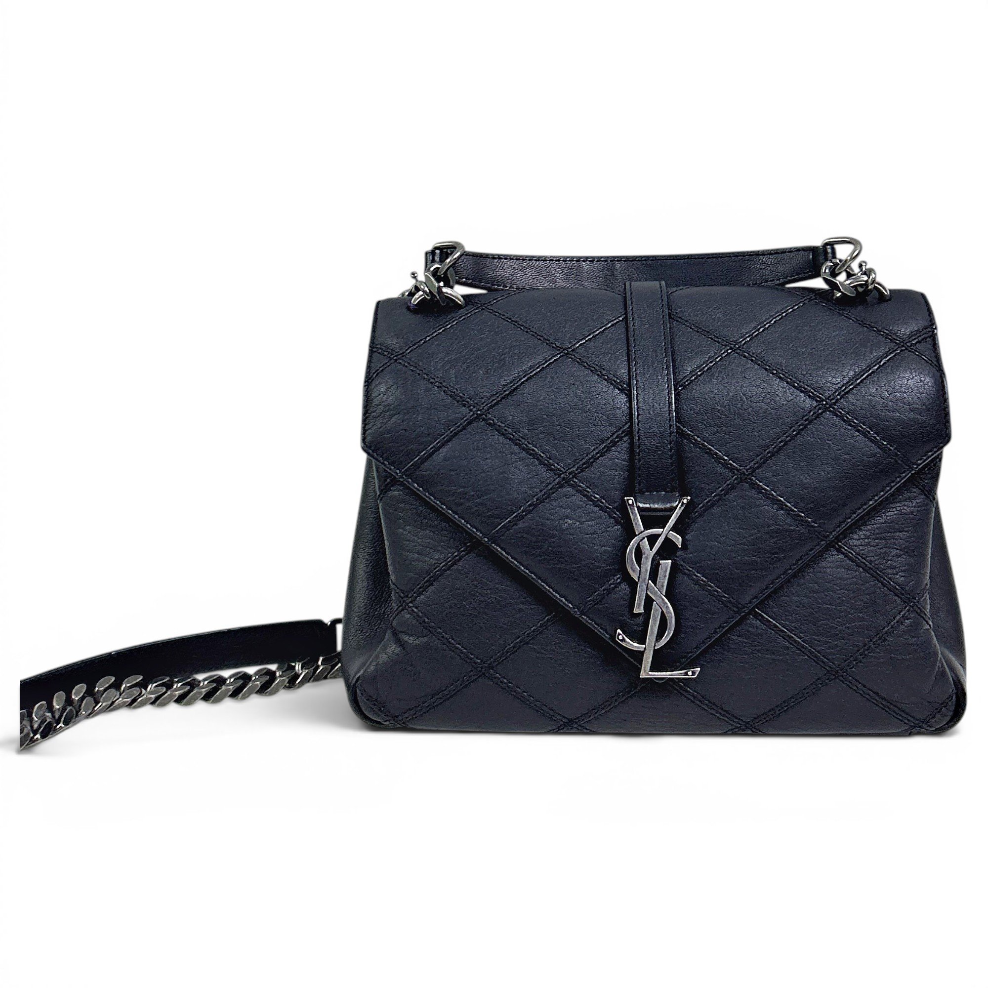Collége monogramme leather handbag