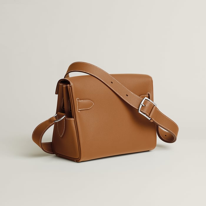 Gold Kelly Messenger PM Bag