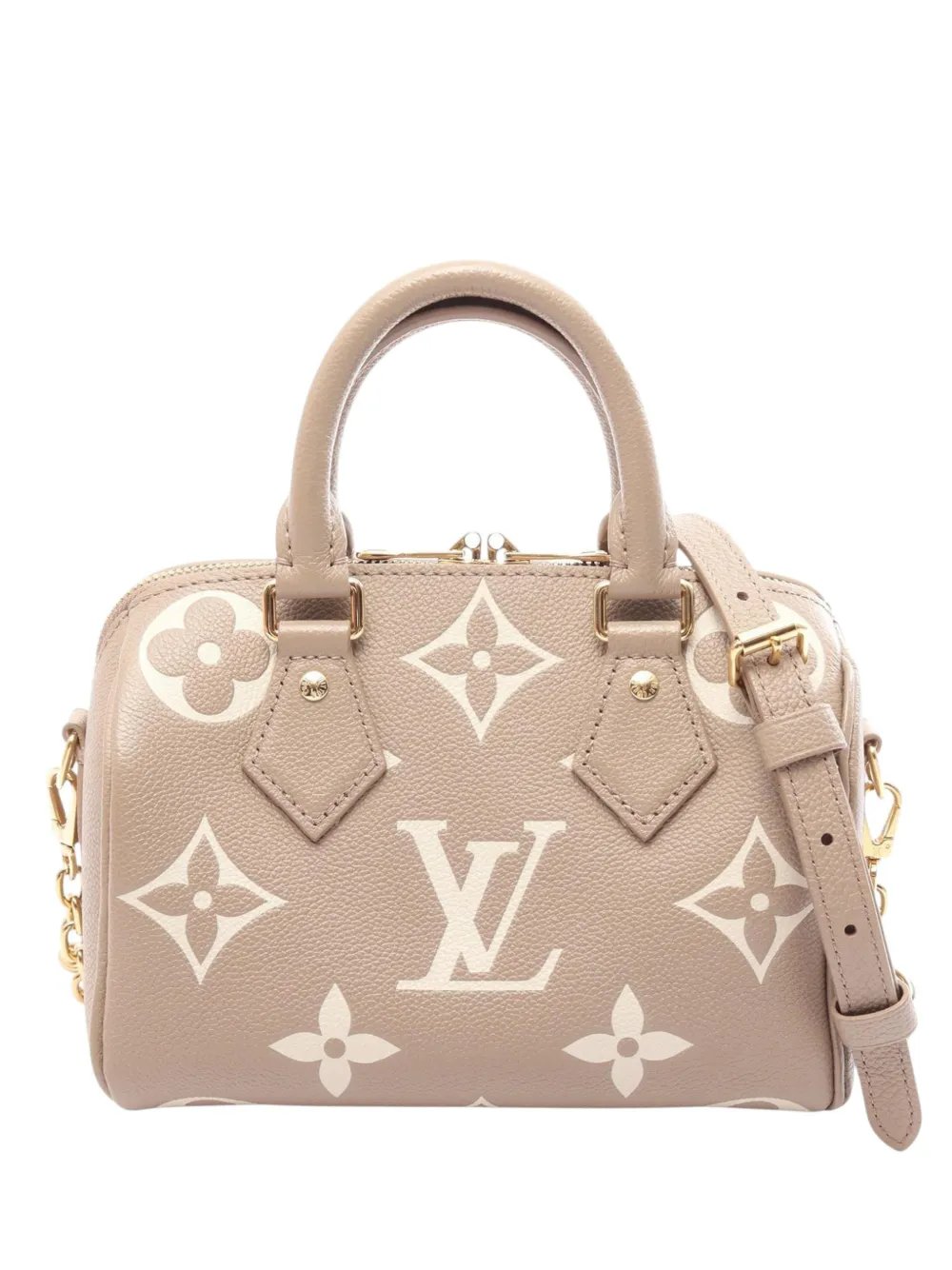 2022-2026 Bicolor Monogram Giant Empreinte Speedy Bandouliere 20 satchel