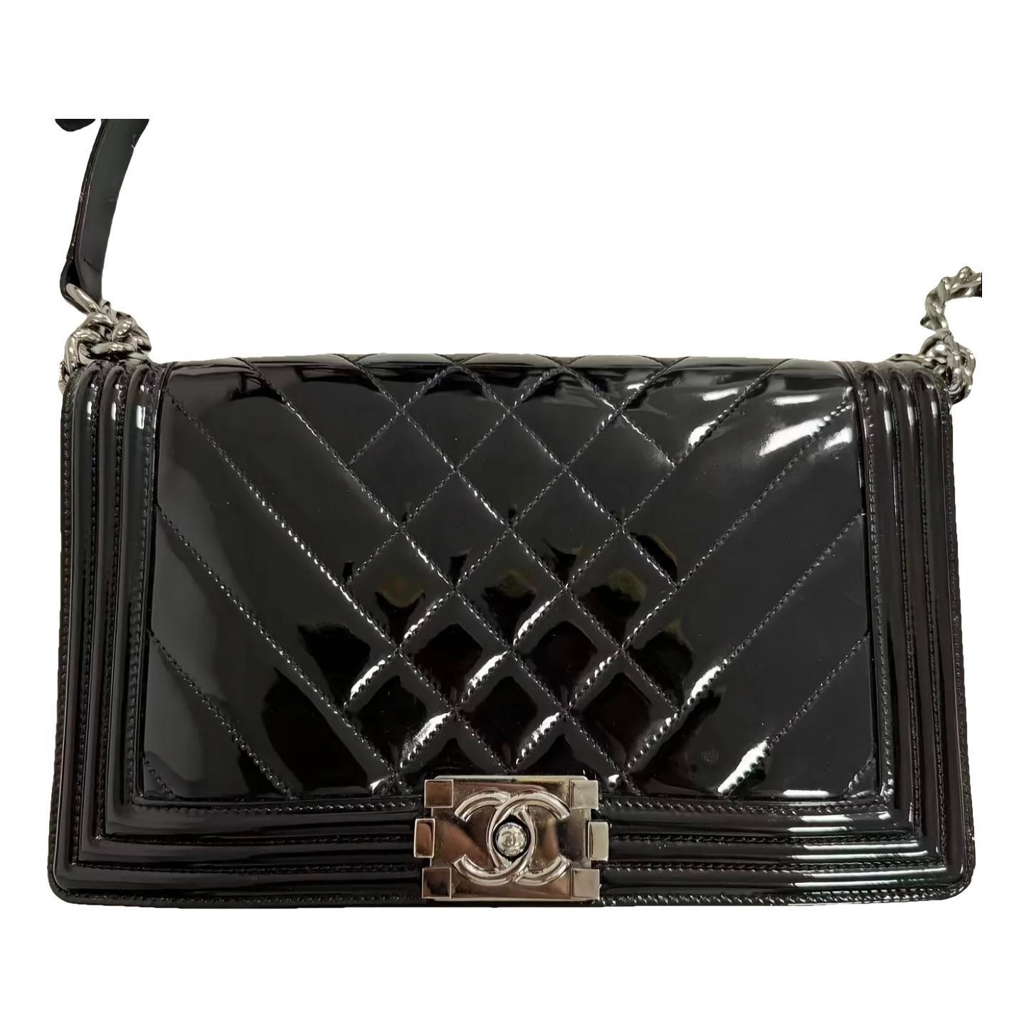 Boy patent leather handbag