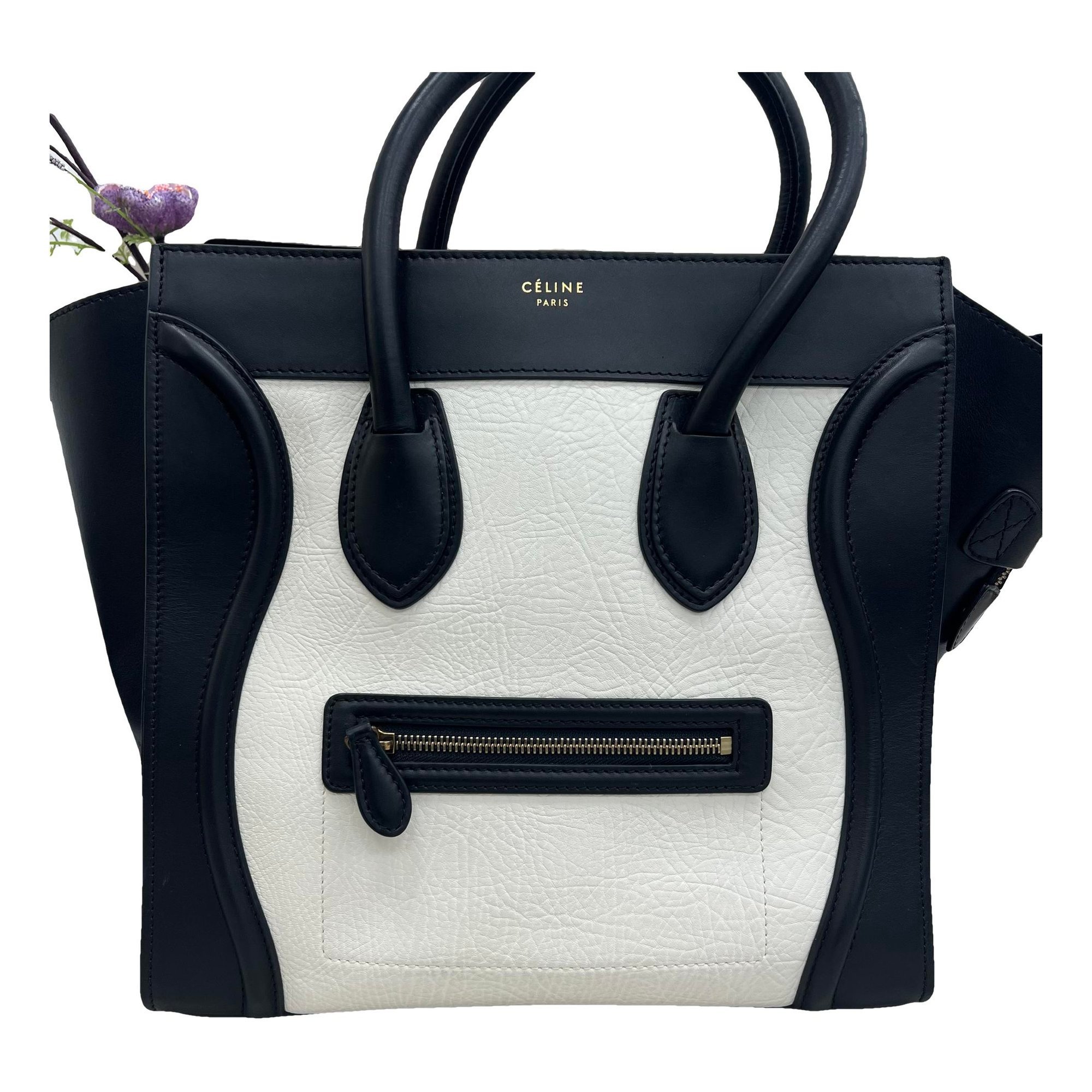 Luggage leather handbag