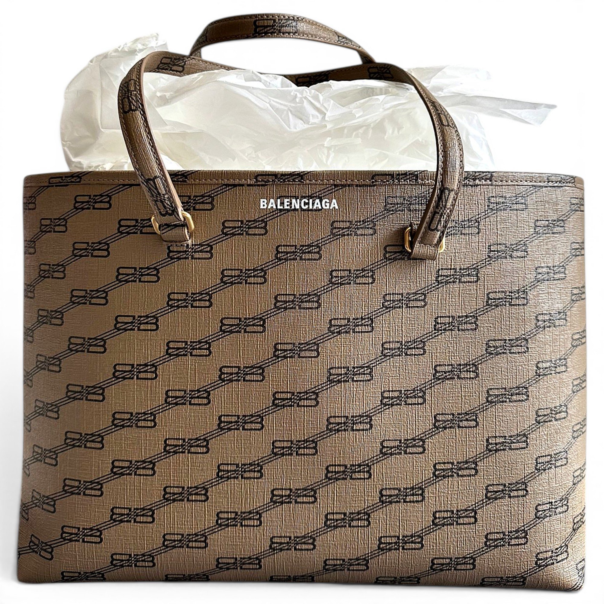 Leather tote