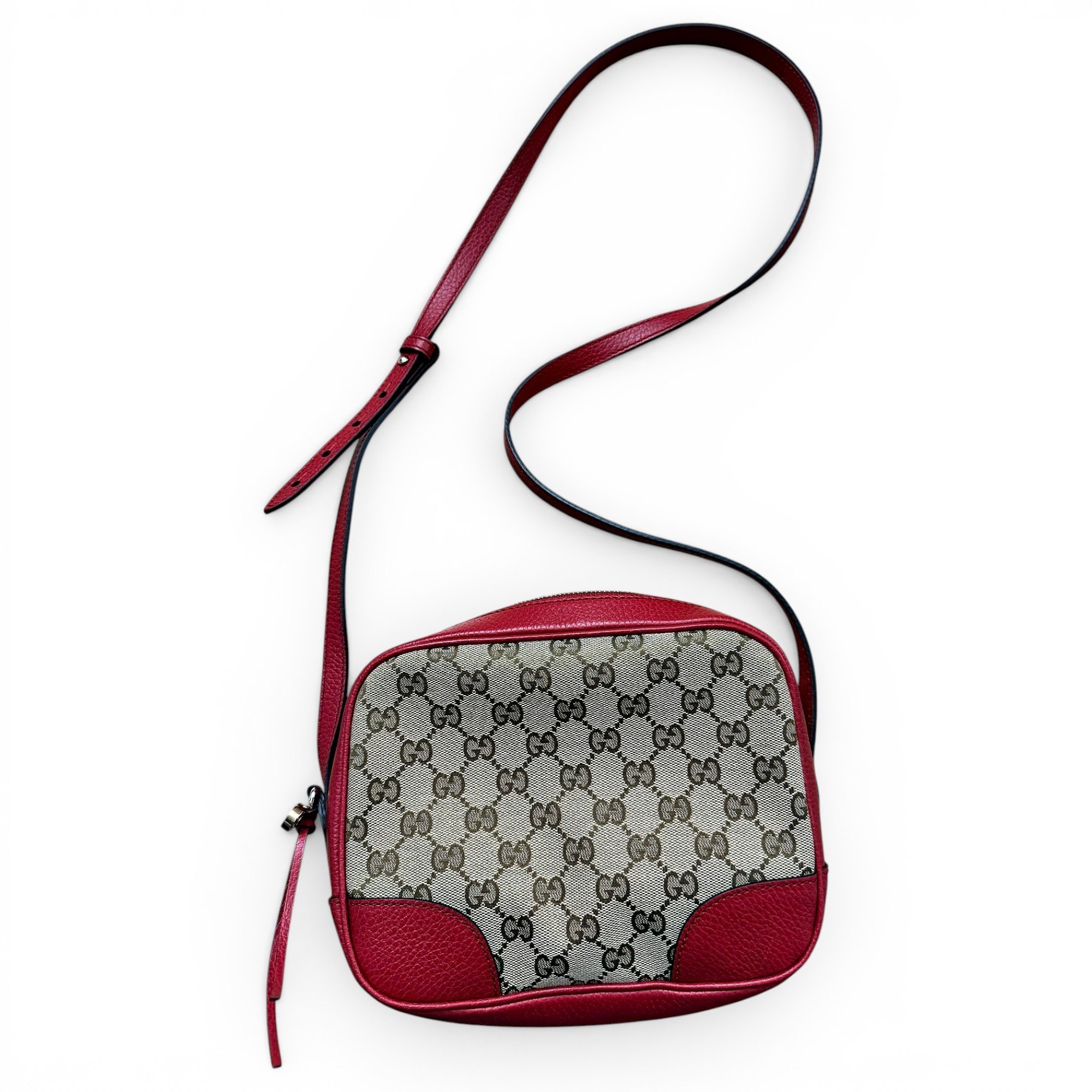 Ophidia leather crossbody bag