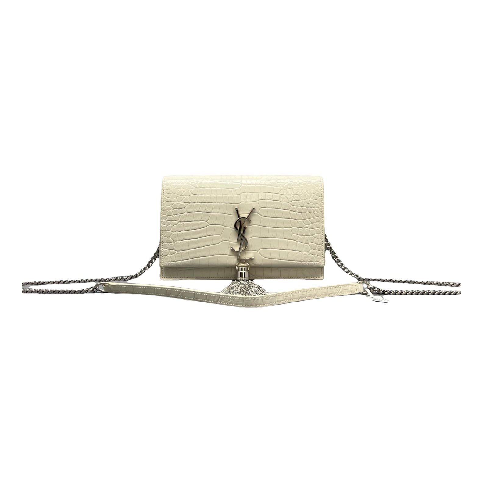 Pompom Kate leather handbag