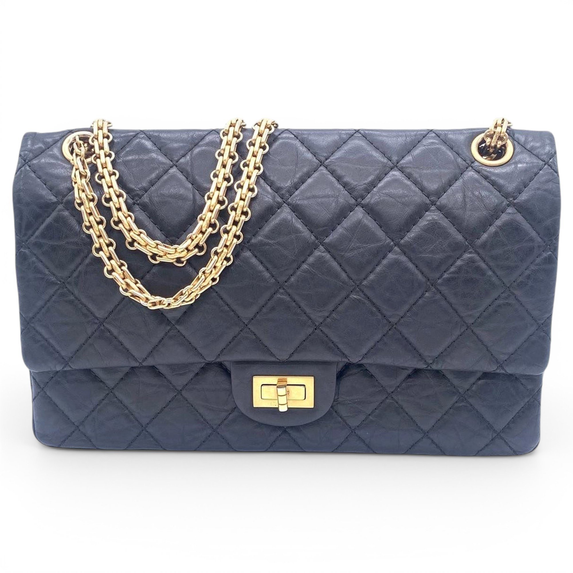 2.55 leather handbag