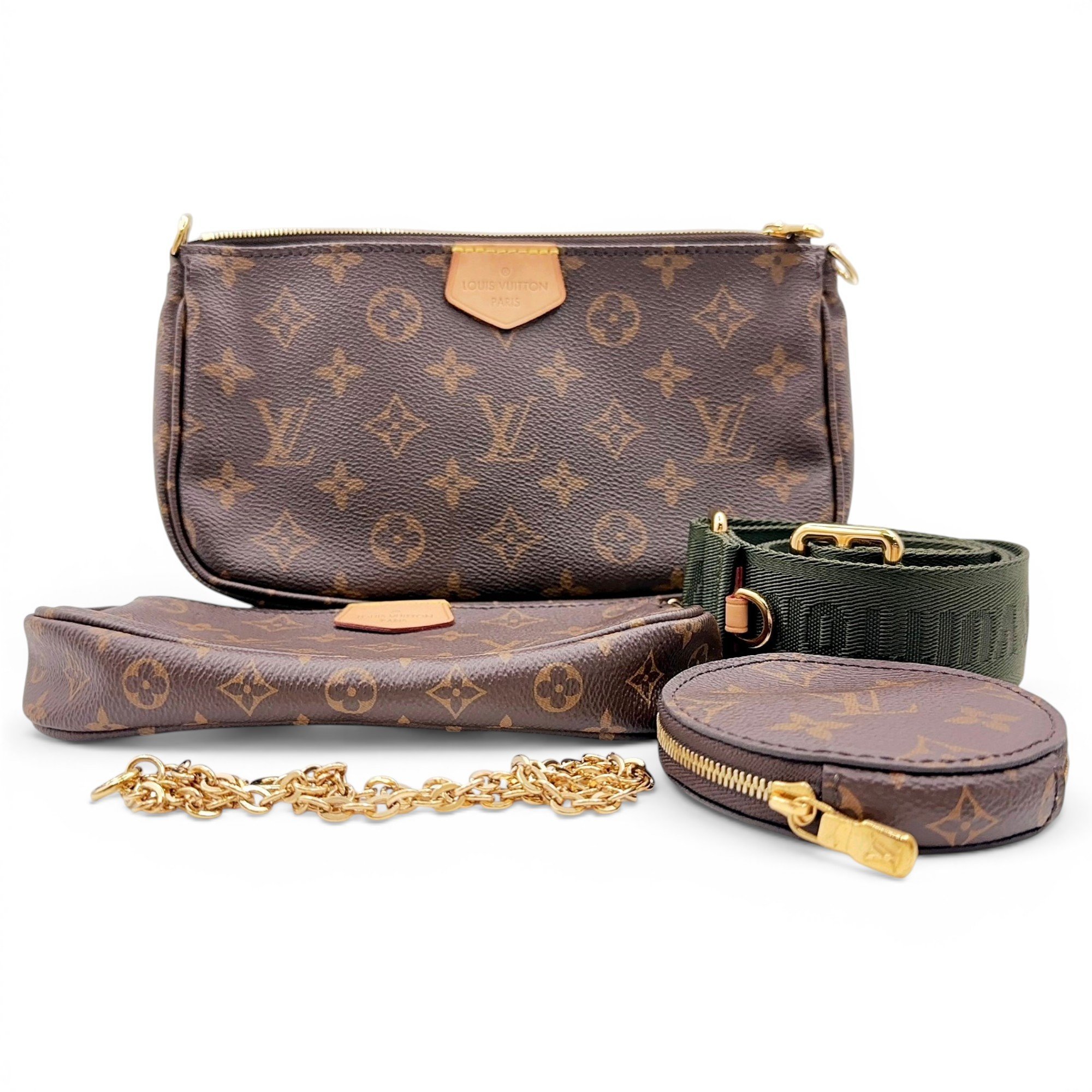Multi Pochette Accessoires leather handbag