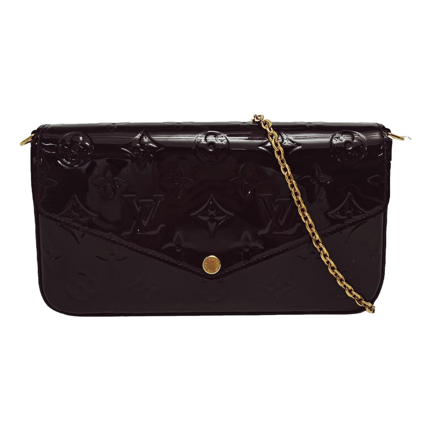 Félicie patent leather handbag