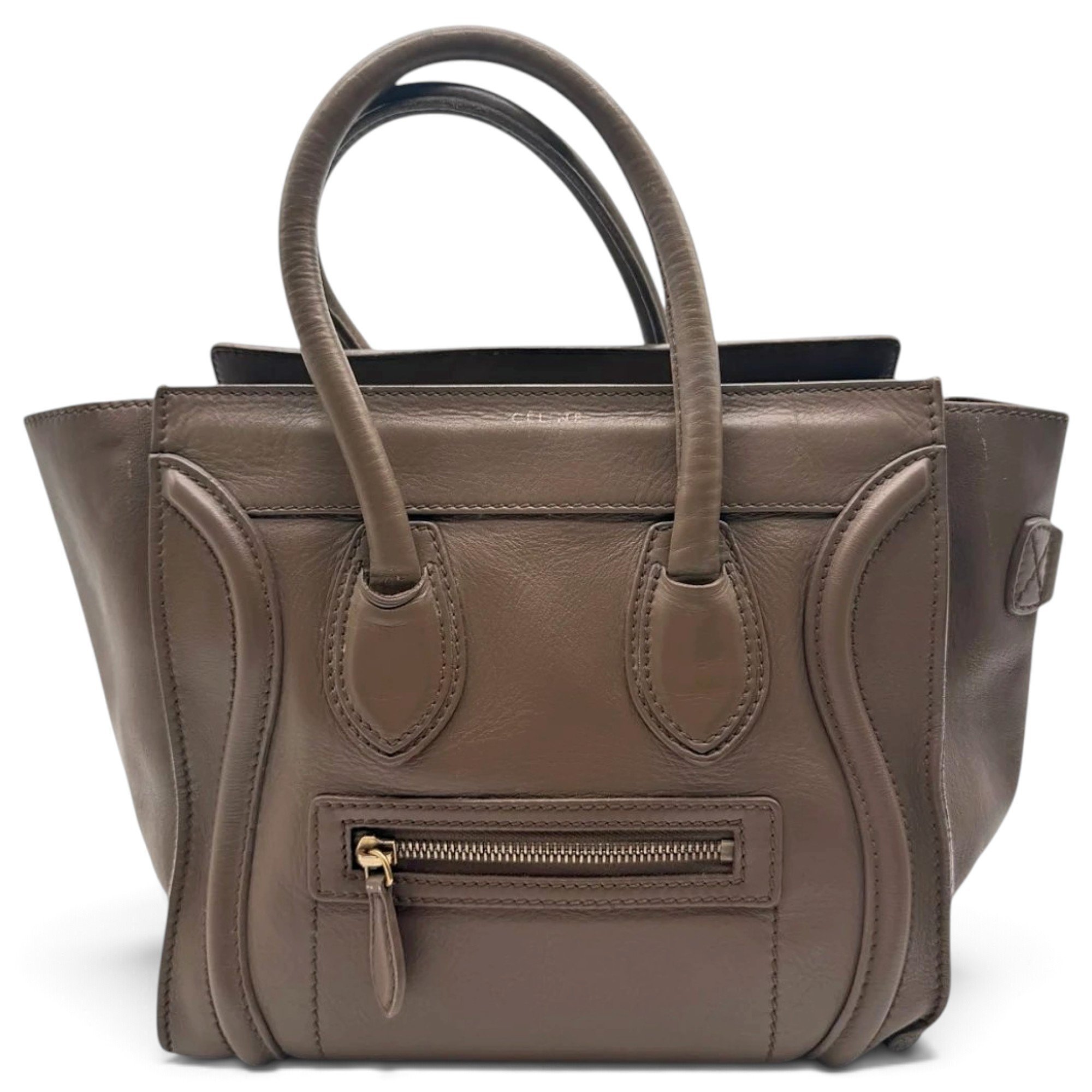 Luggage leather handbag