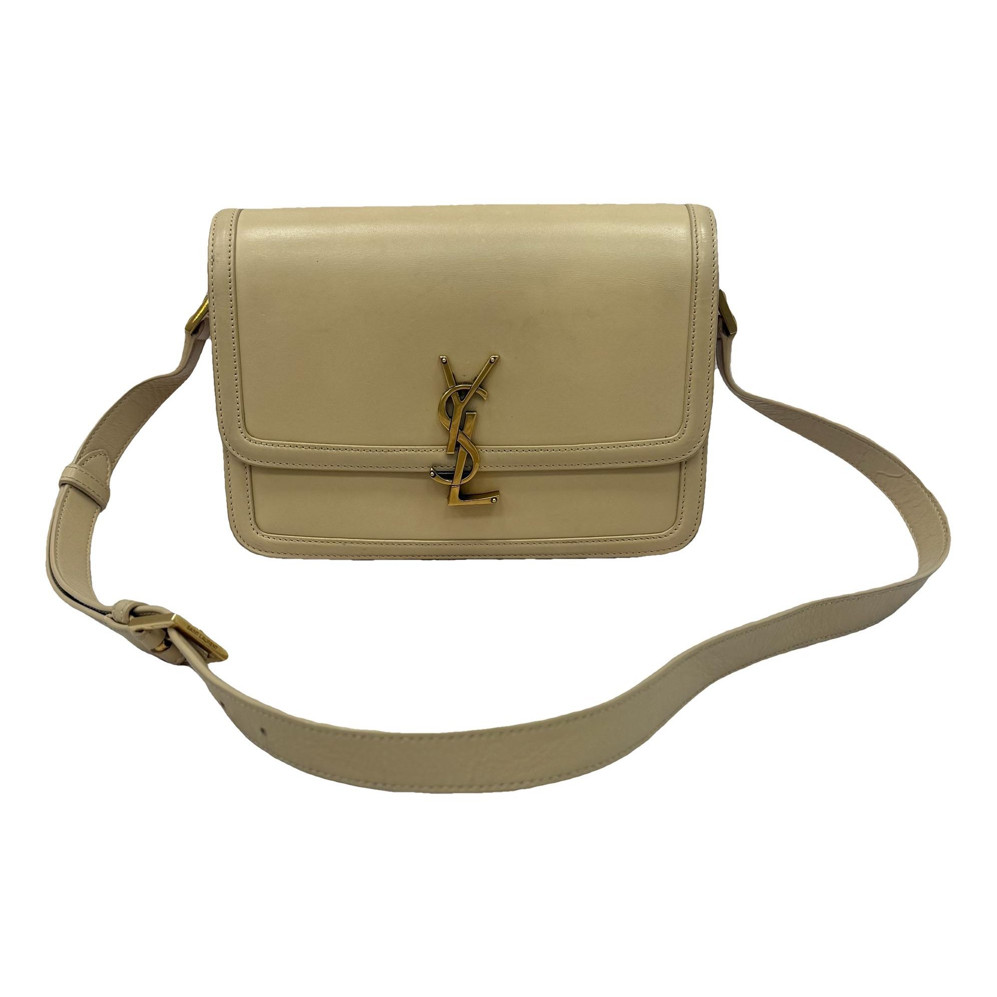 Solférino leather handbag