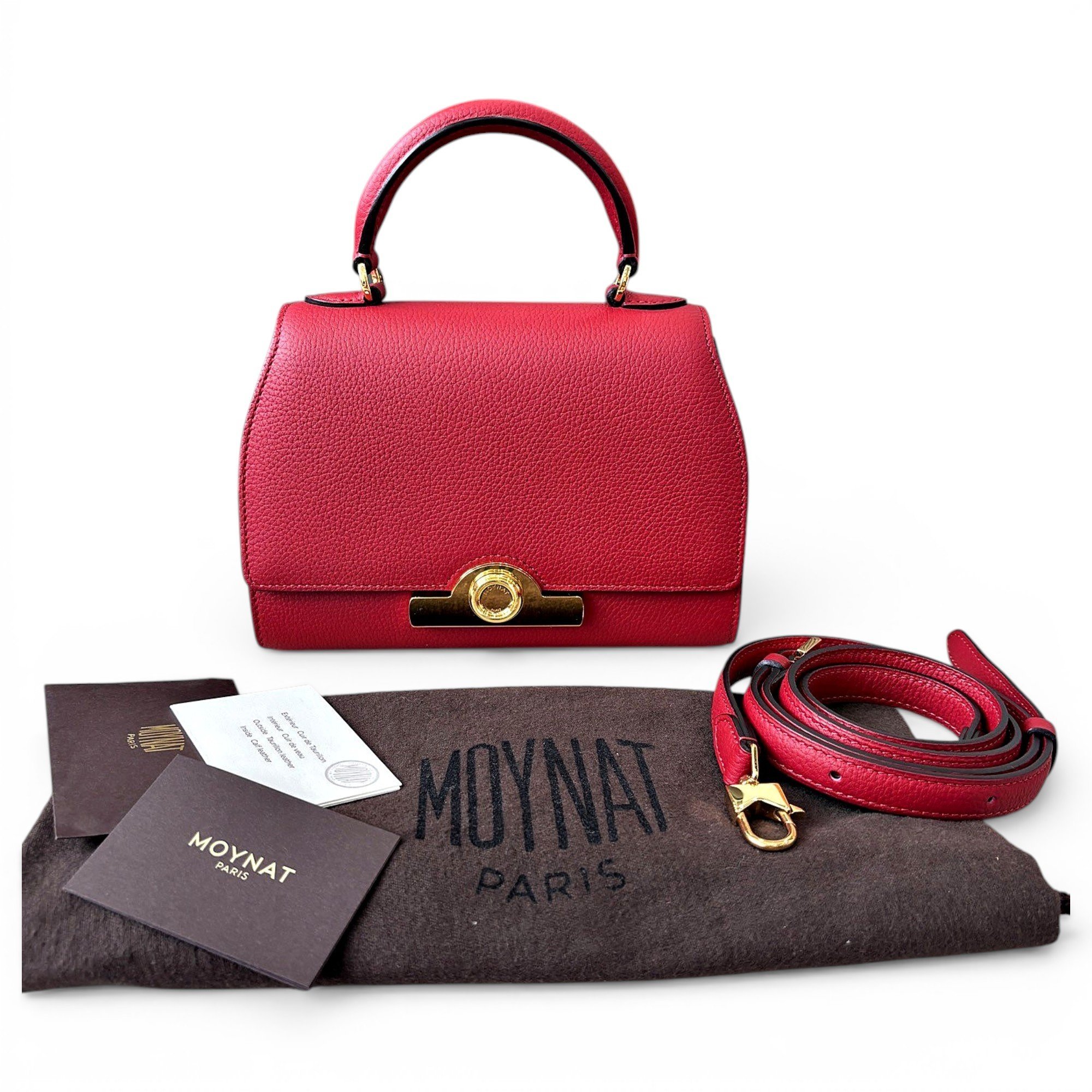 Leather handbag