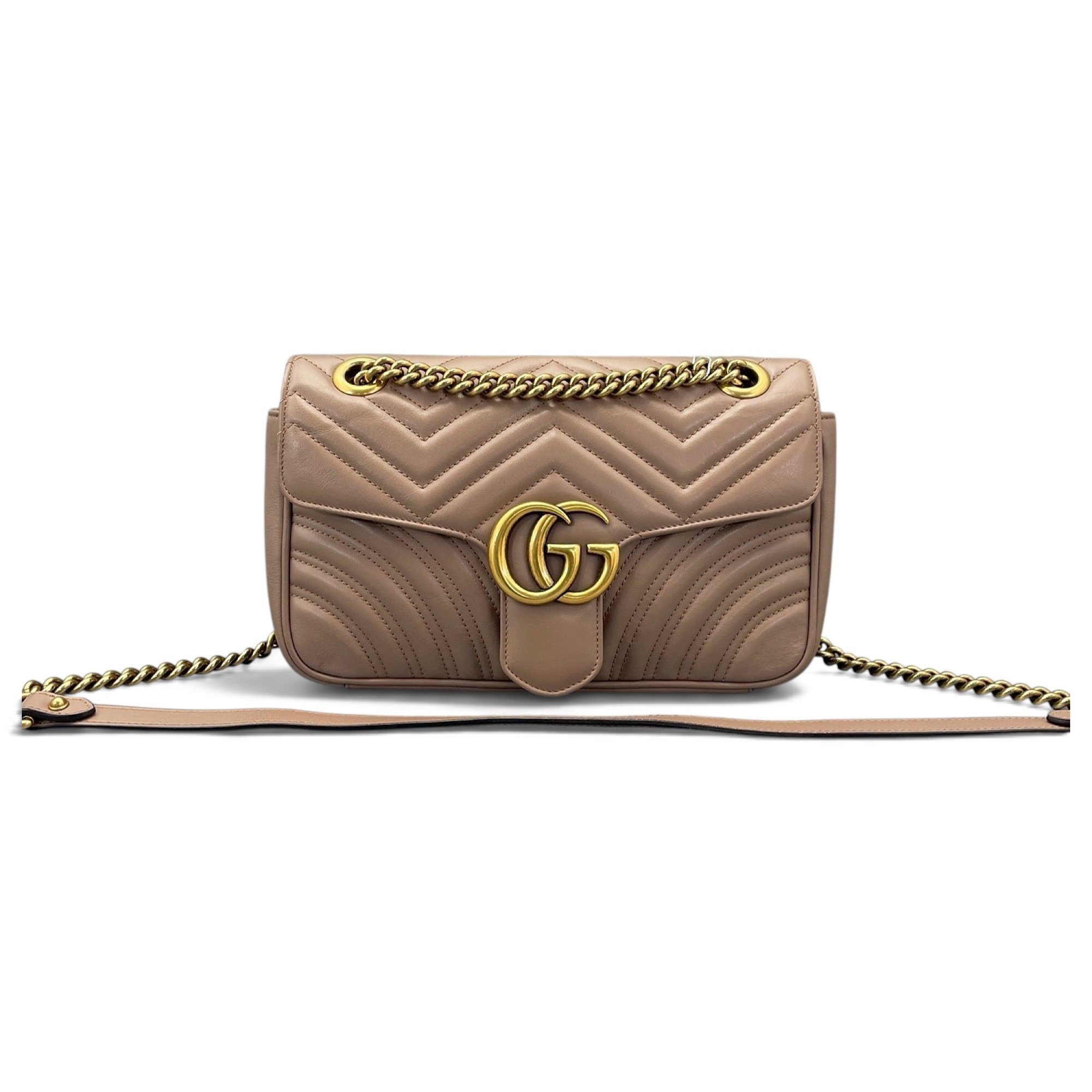 GG Marmont Chain Flap leather handbag