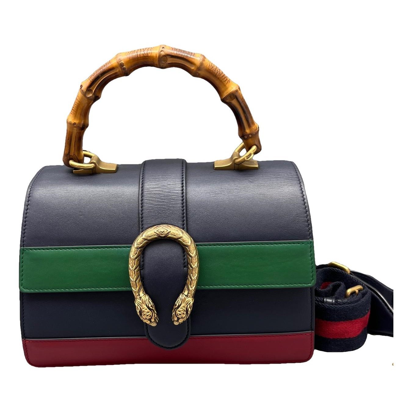 Dionysus Bamboo leather handbag