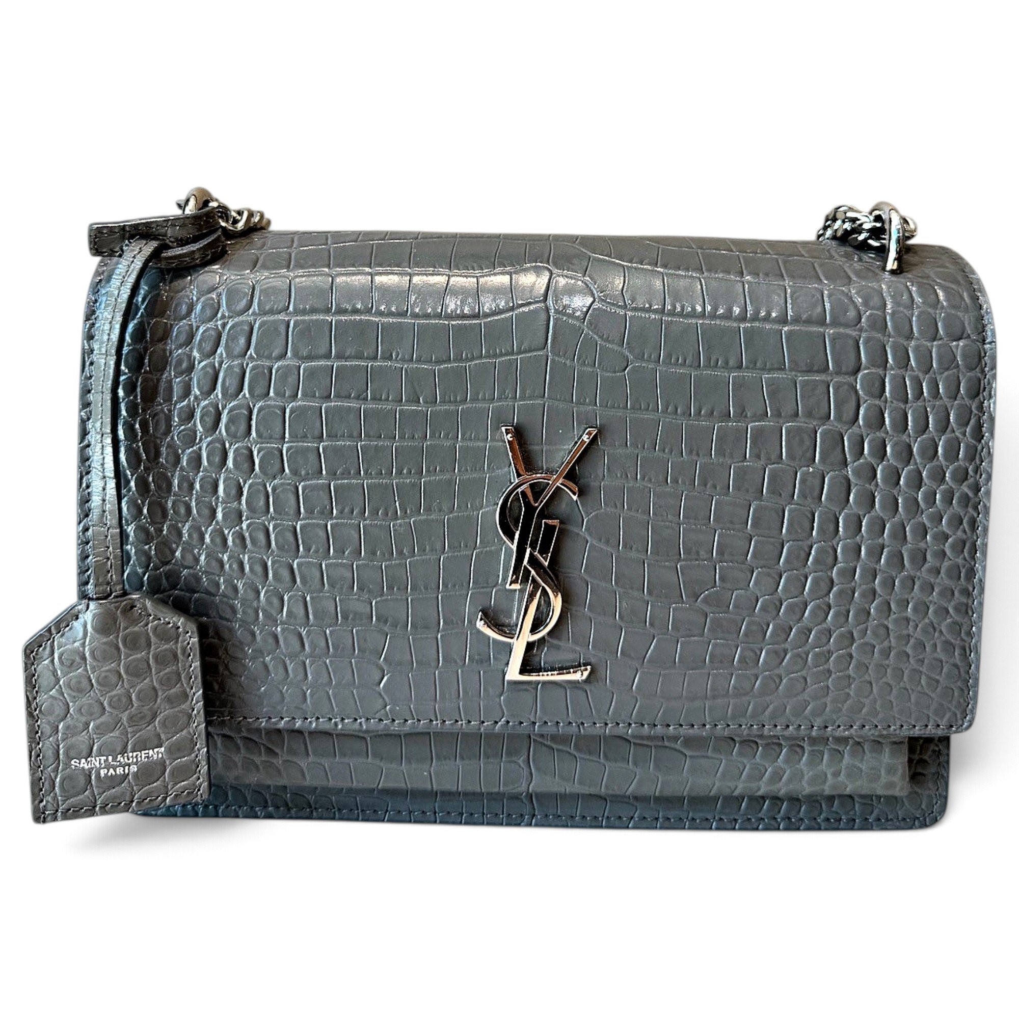 Sunset leather crossbody bag