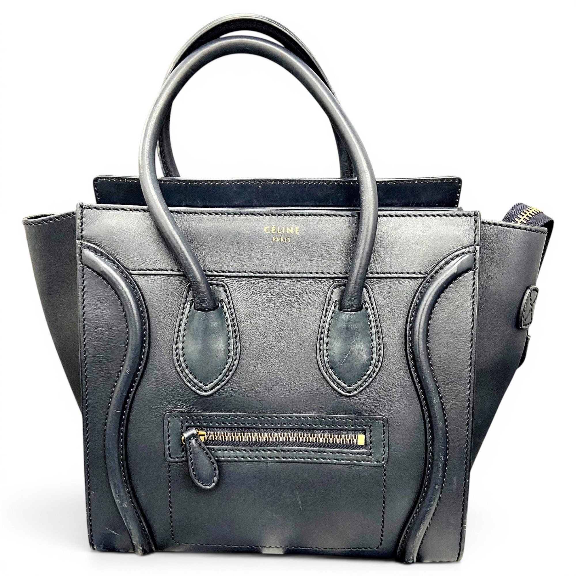 Luggage leather handbag