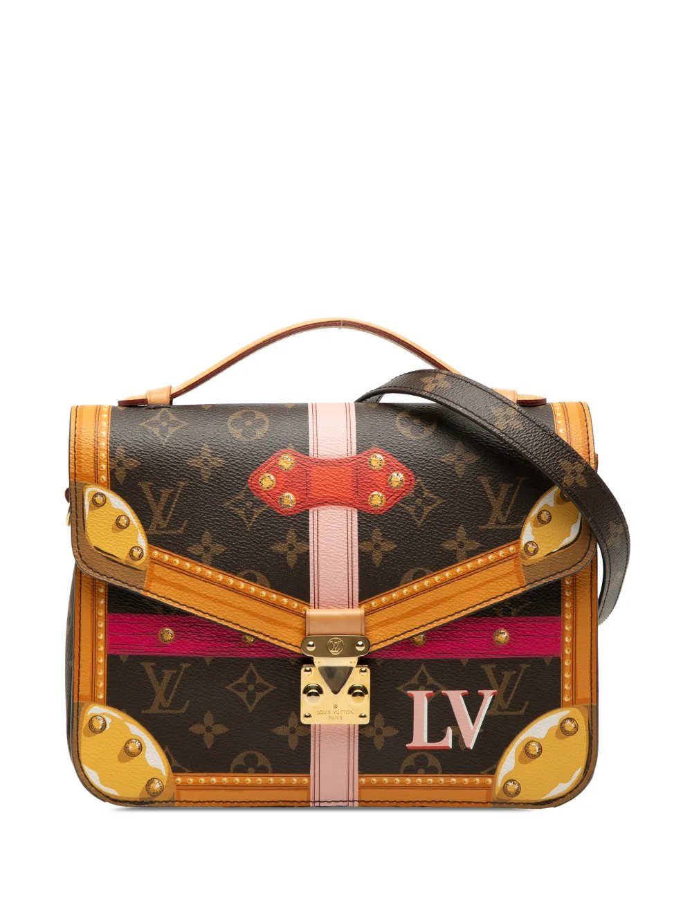 2018 Monogram Summer Trunks Pochette Metis satchel