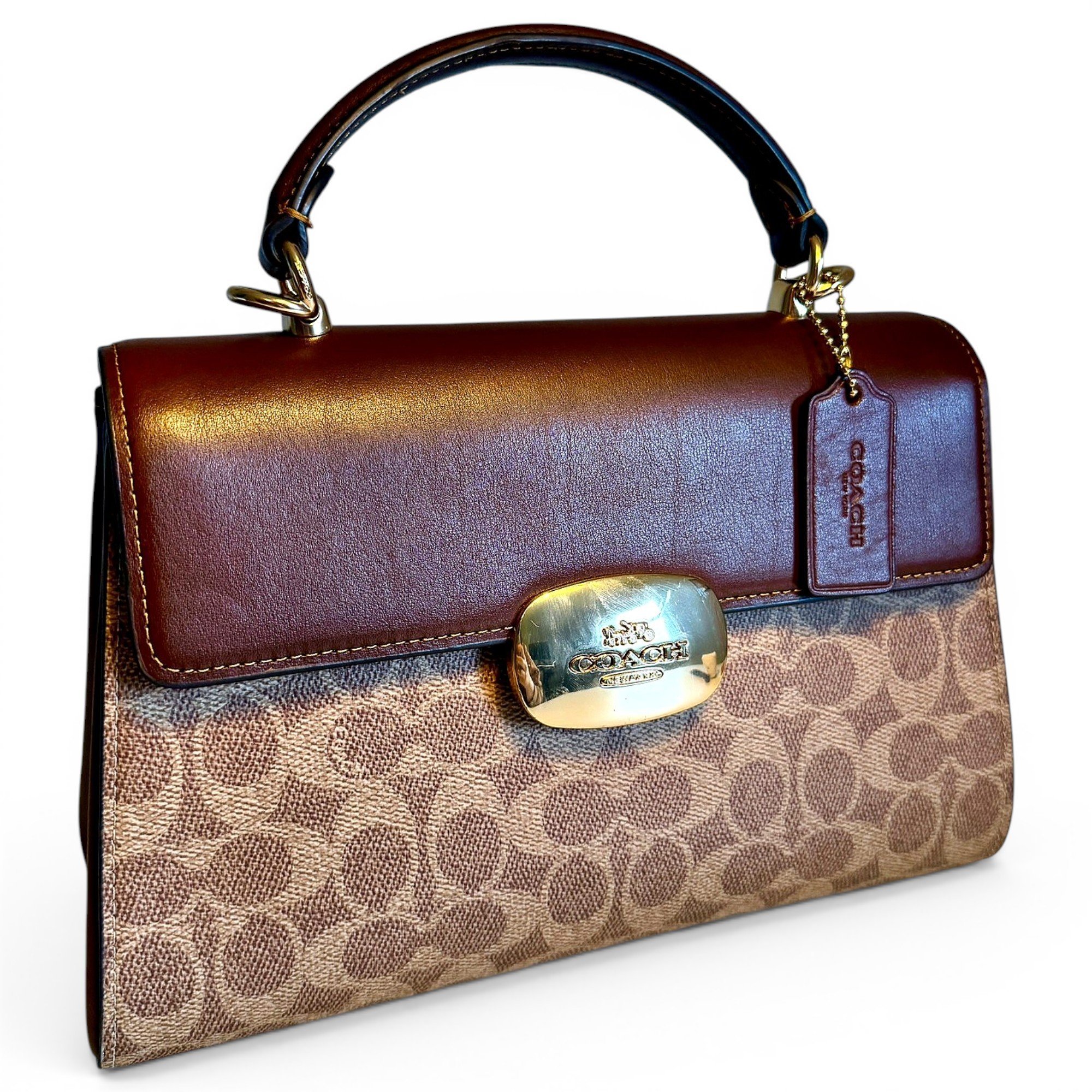 Leather handbag