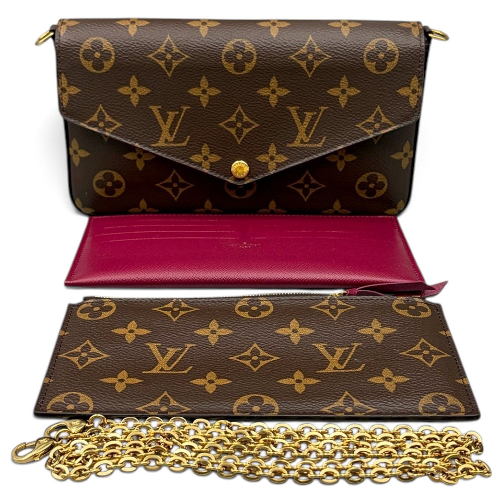 Félicie leather crossbody bag