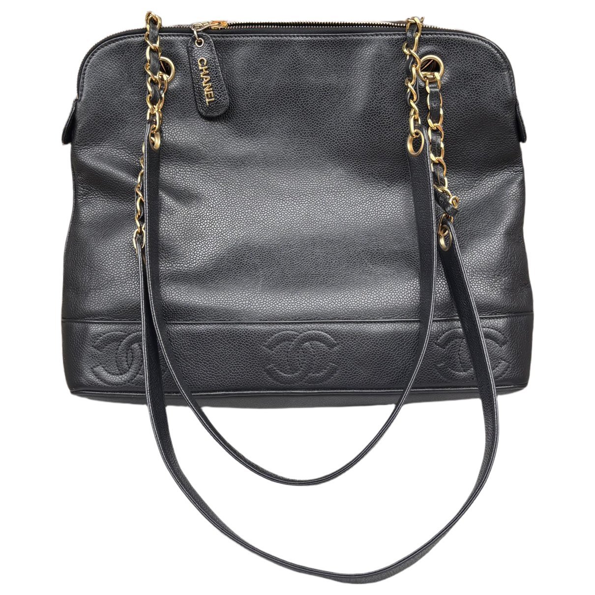 Executive leather tote