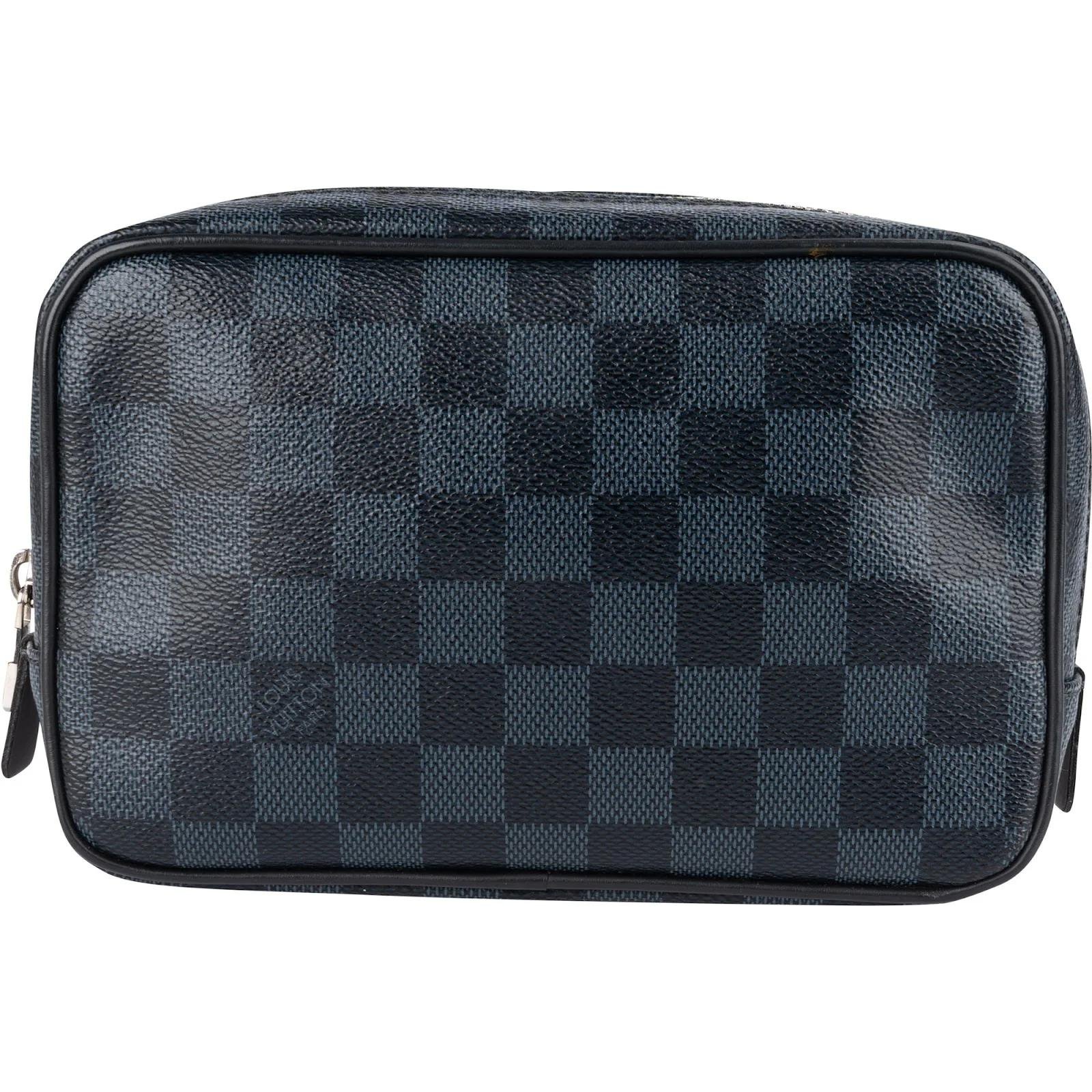 Leather clutch bag