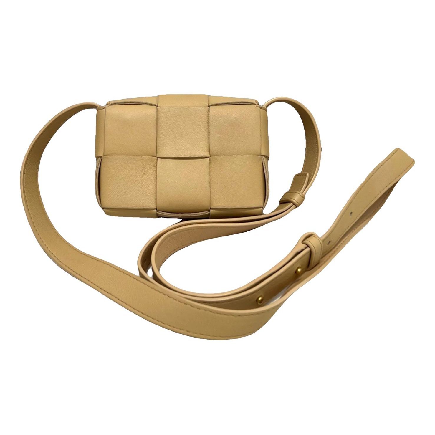 Cassette leather crossbody bag