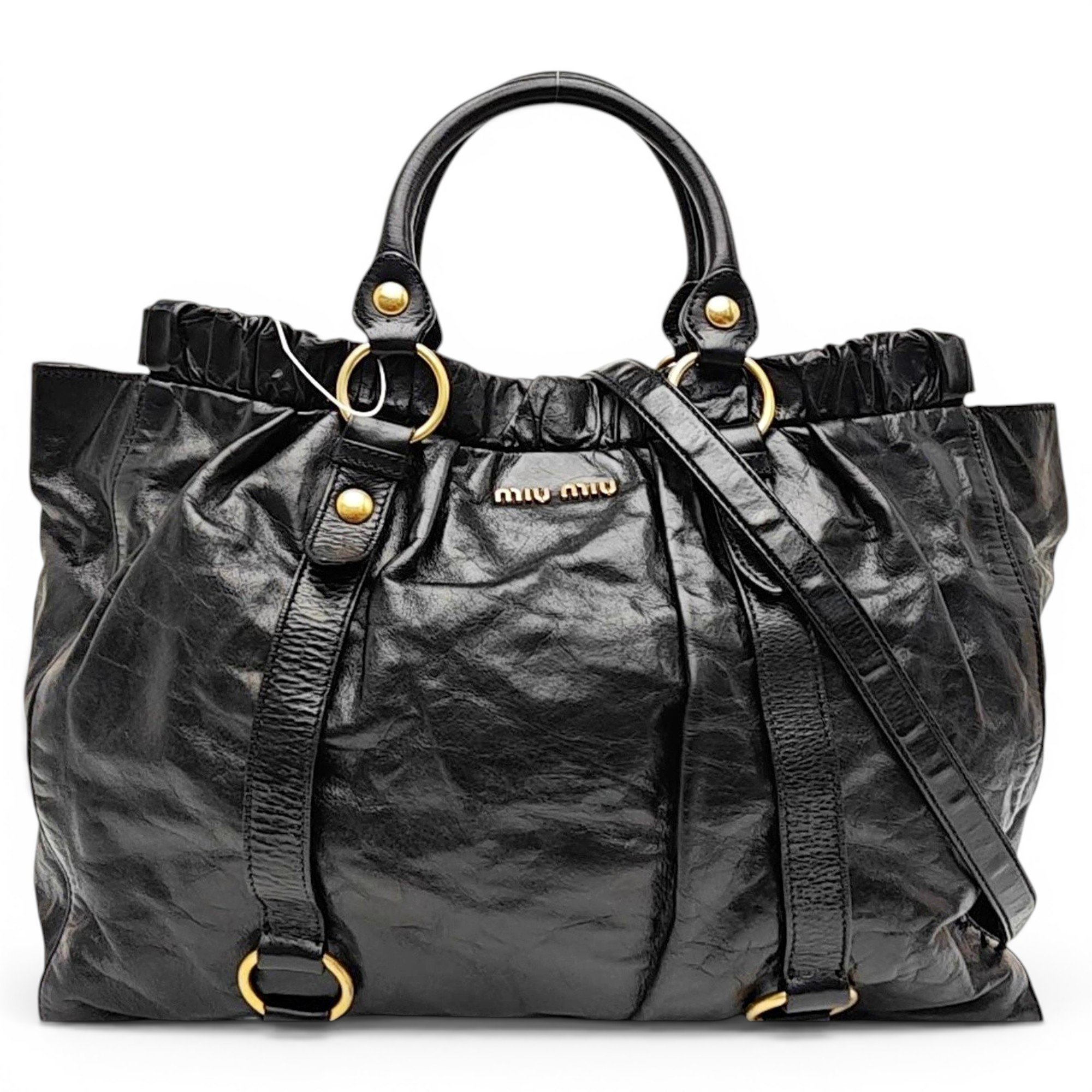 Leather handbag