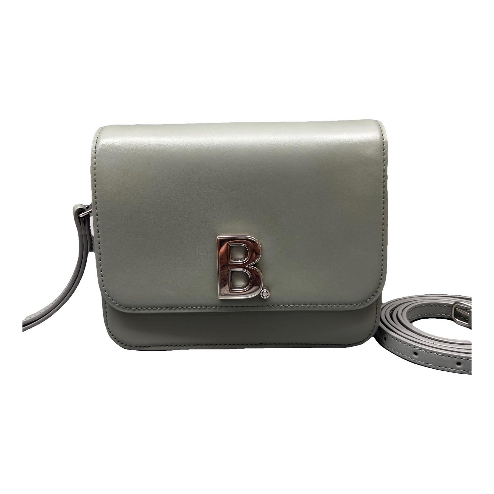 B leather handbag