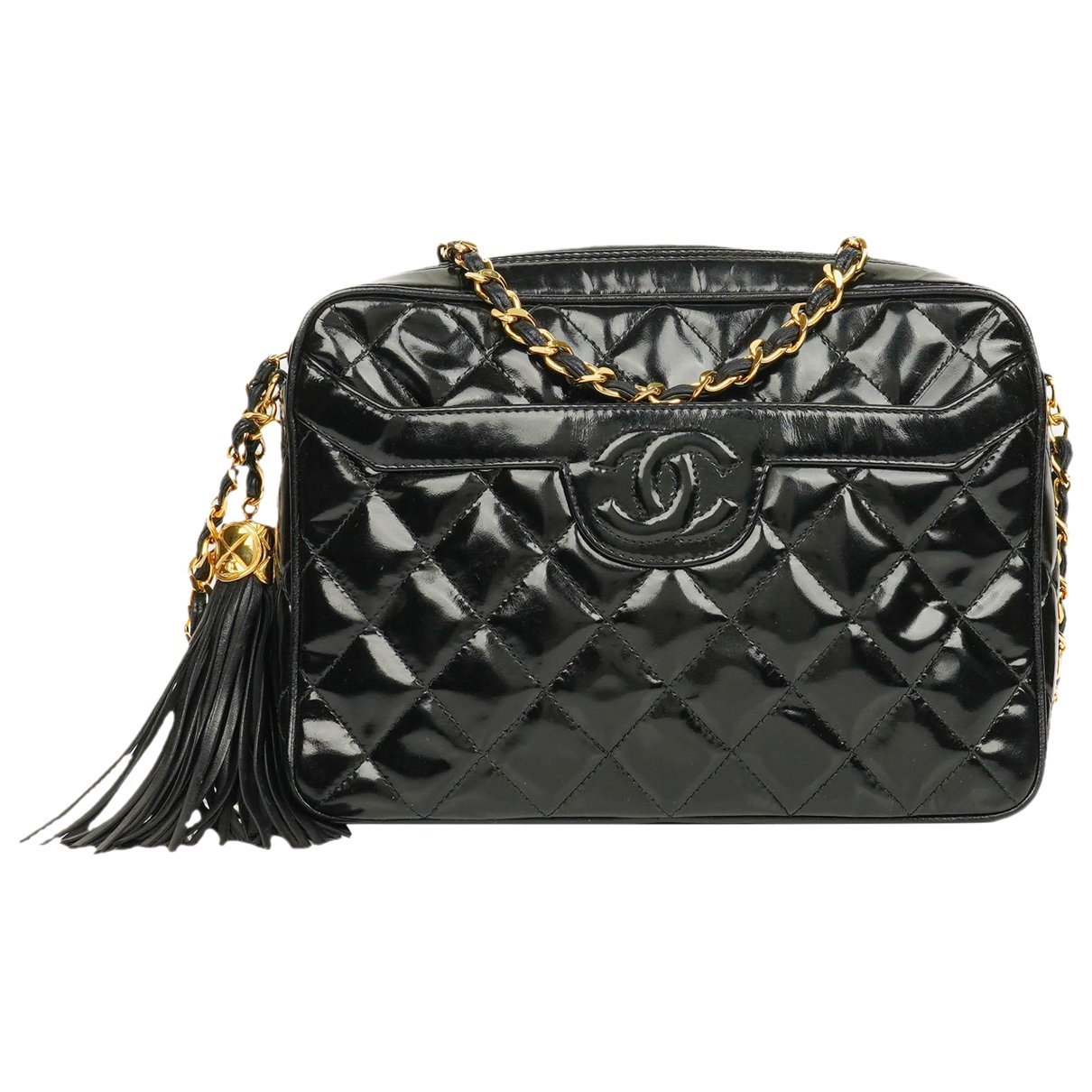 Timeless/Classique patent leather handbag