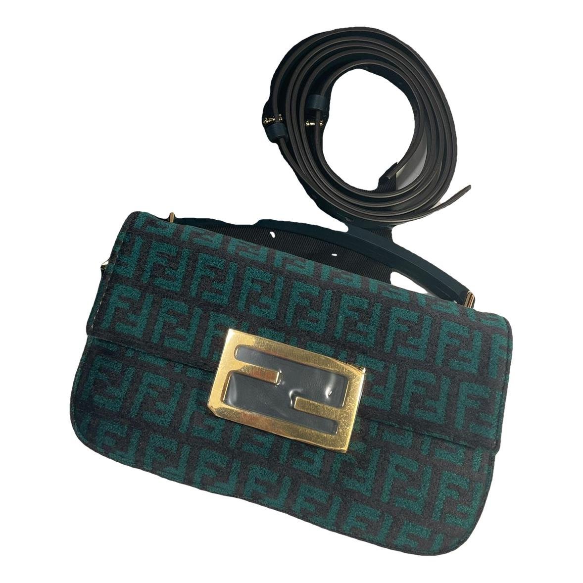 Baguette cloth clutch bag