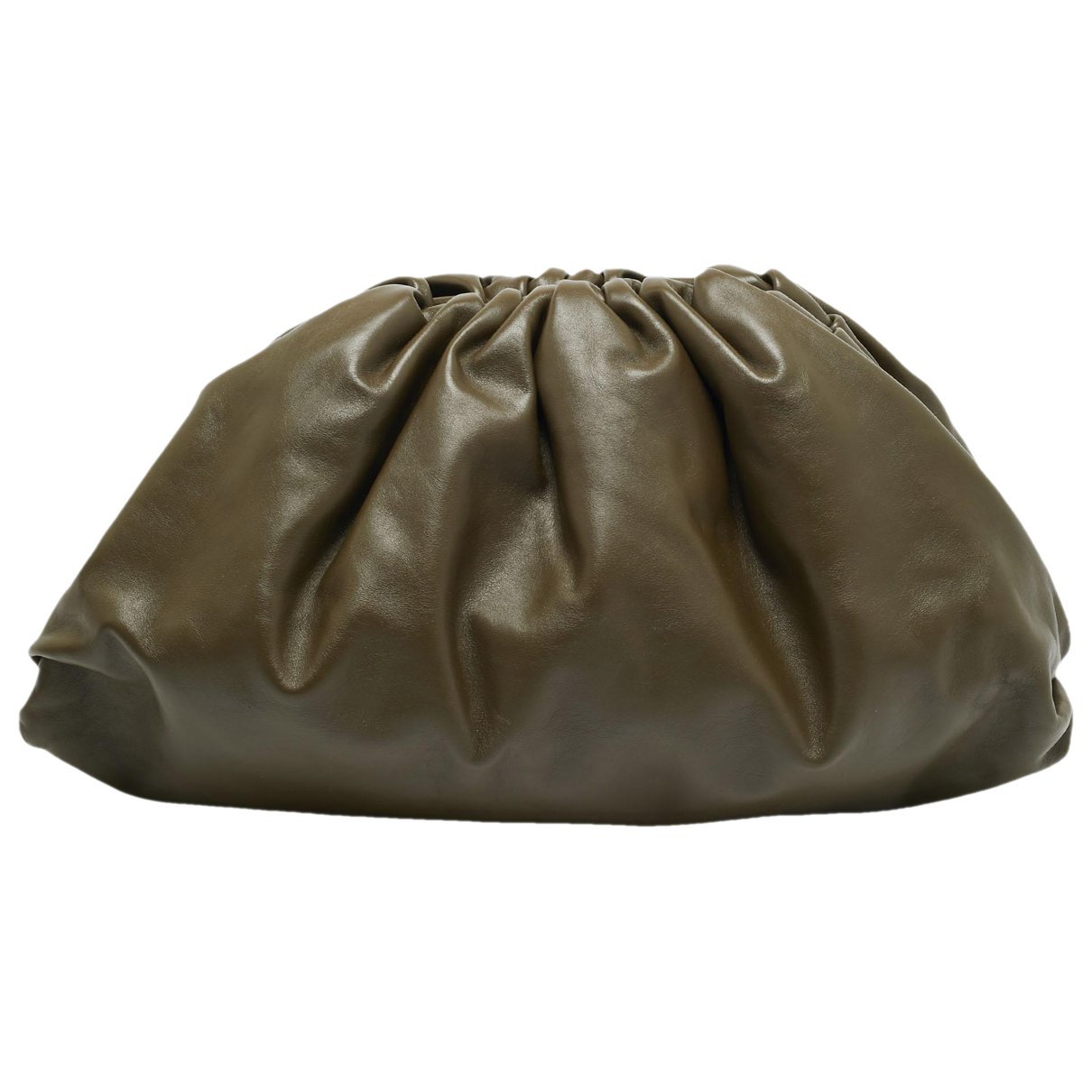 Pouch leather clutch bag