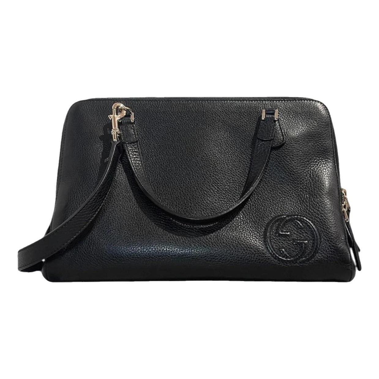 Leather tote