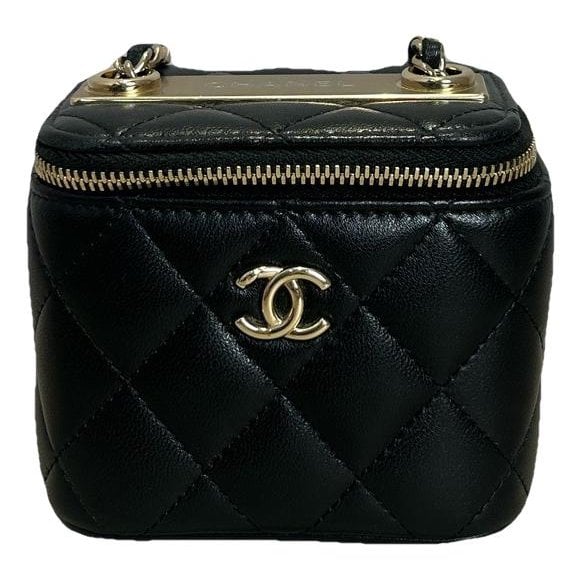 Trendy CC Vanity leather handbag