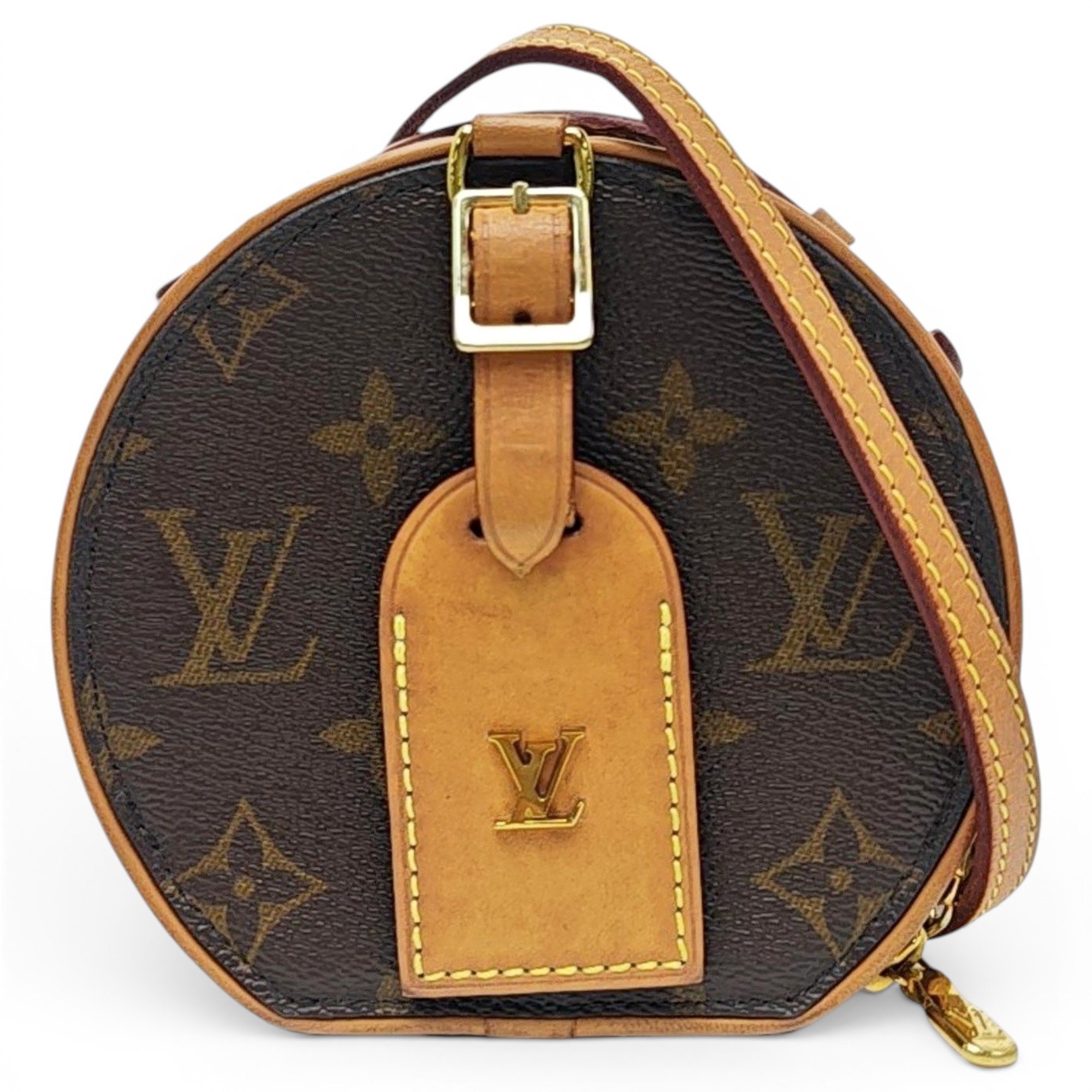 Micro boite chapeau leather handbag