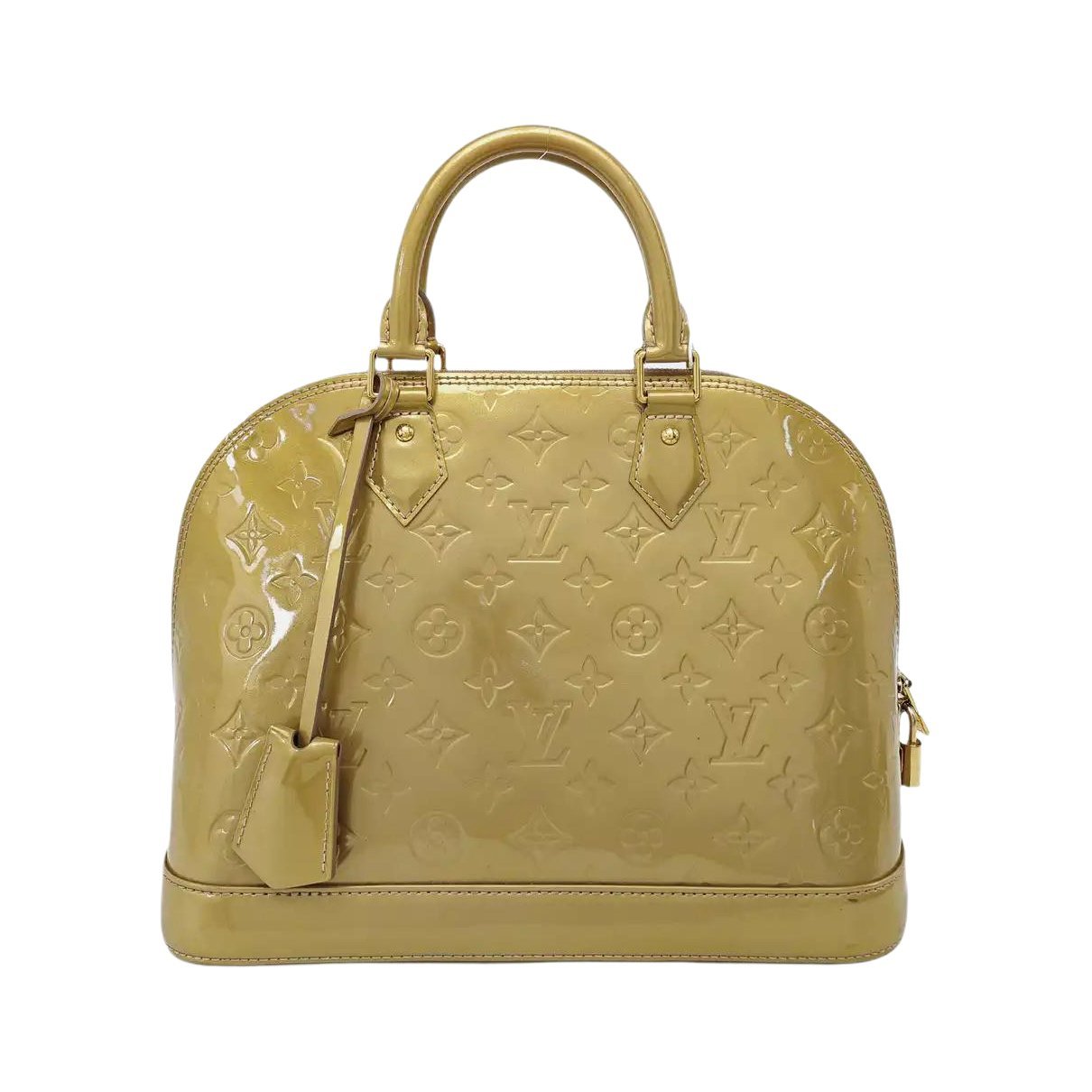 Alma patent leather handbag