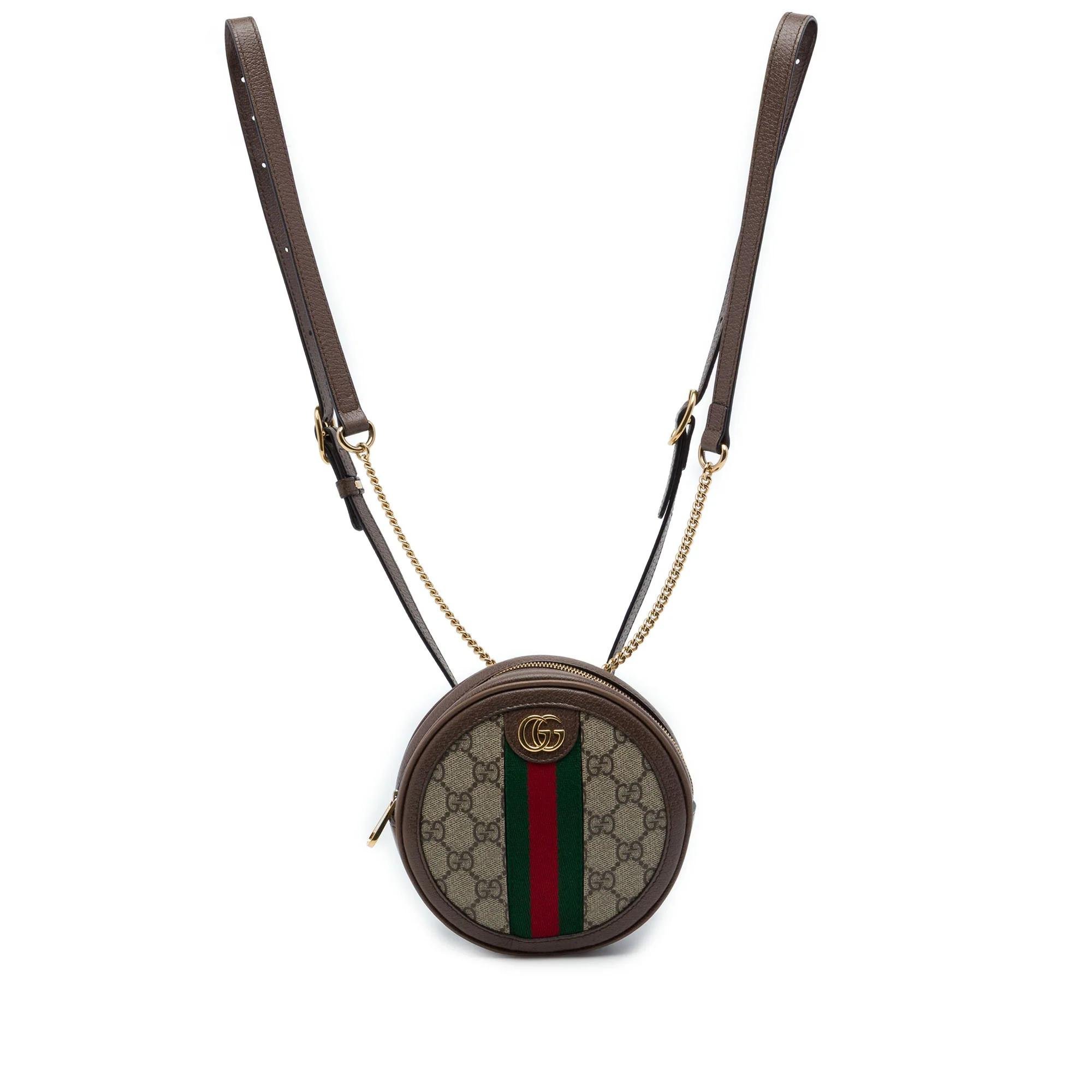Ophidia Round cloth handbag
