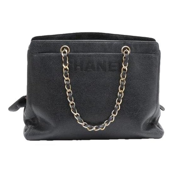 Trendy CC leather tote