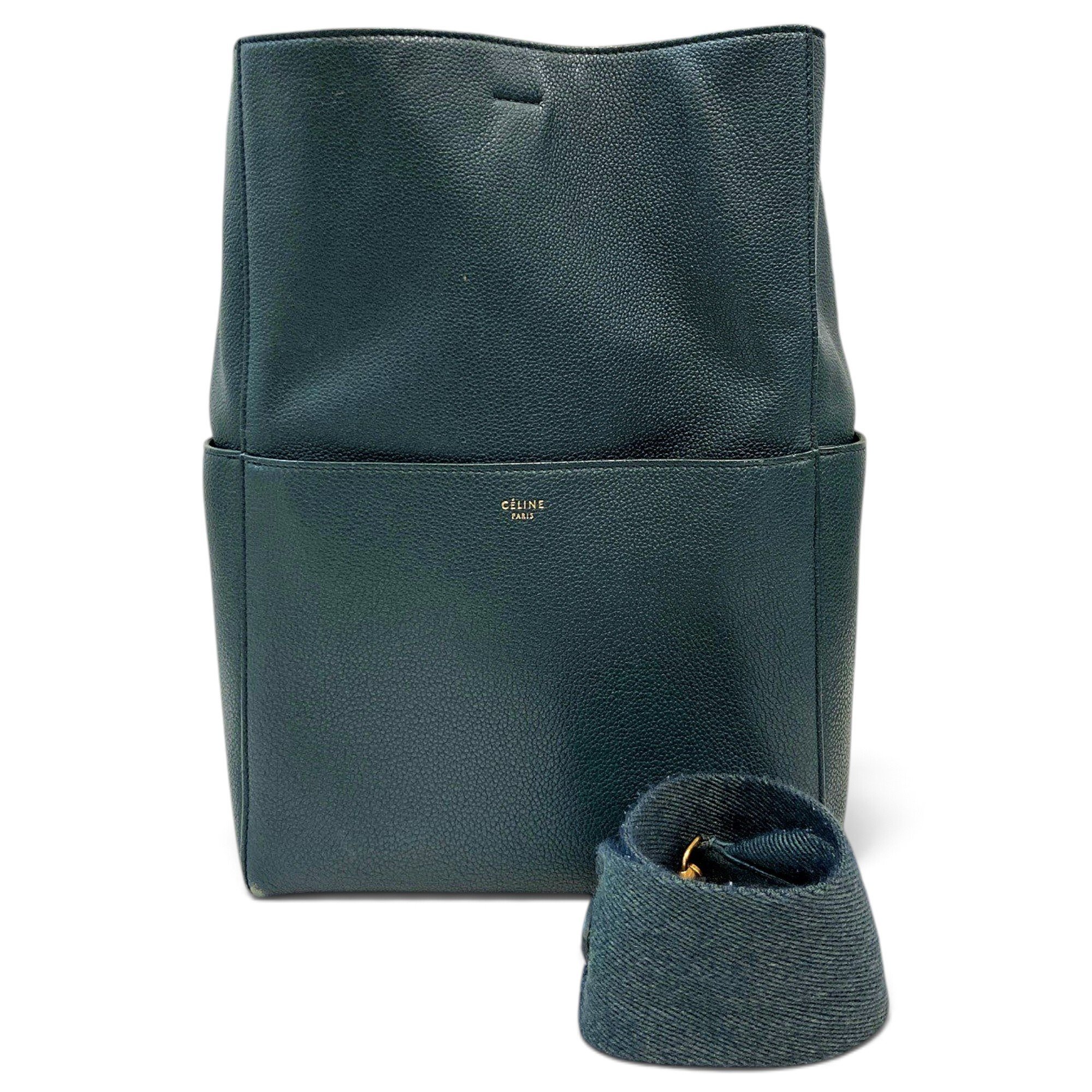 Seau Sangle leather tote