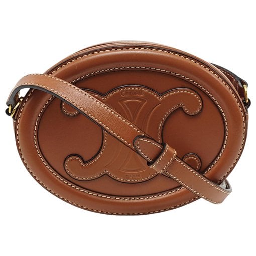 Triomphe leather crossbody bag