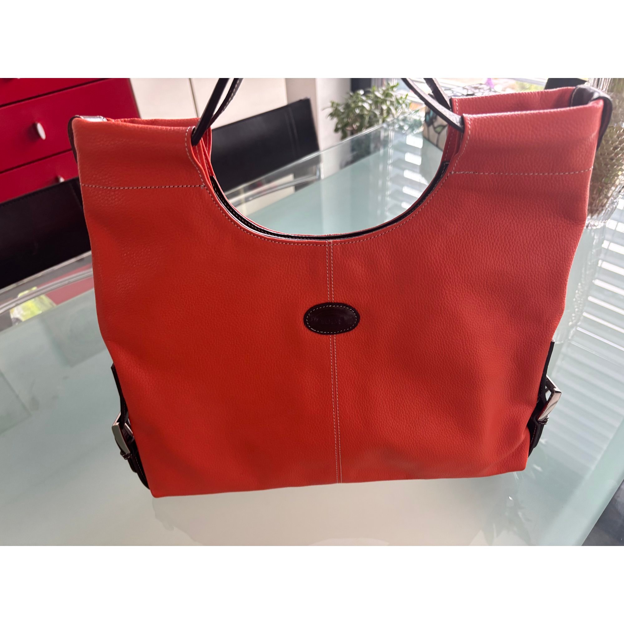 Tod's Shopping Media leather handbag