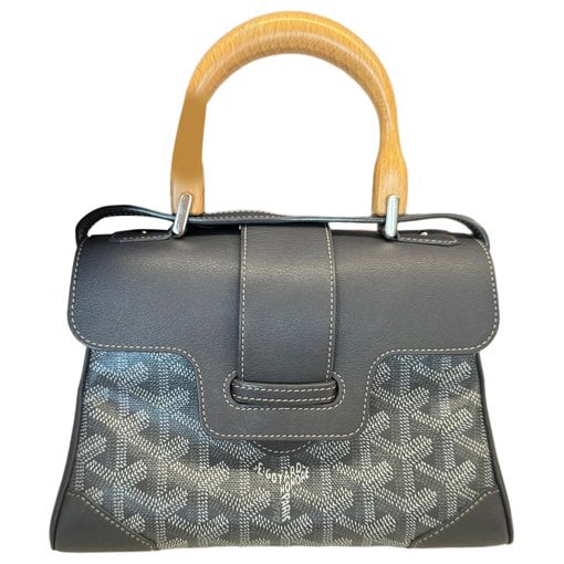 Goyard Saïgon leather handbag