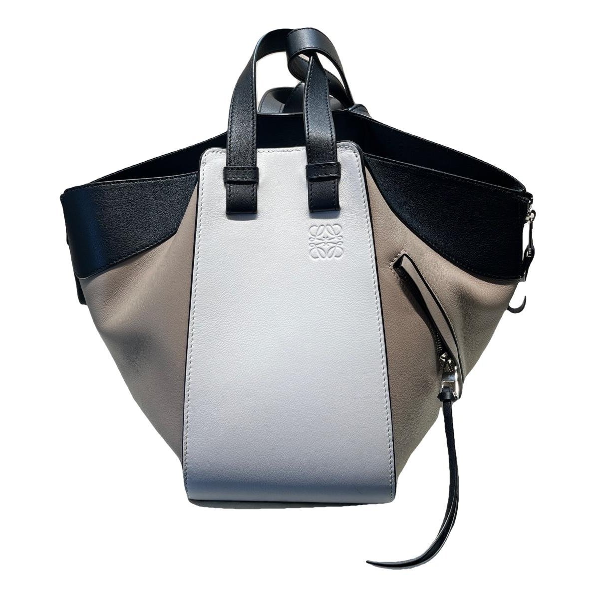 Hammock leather handbag