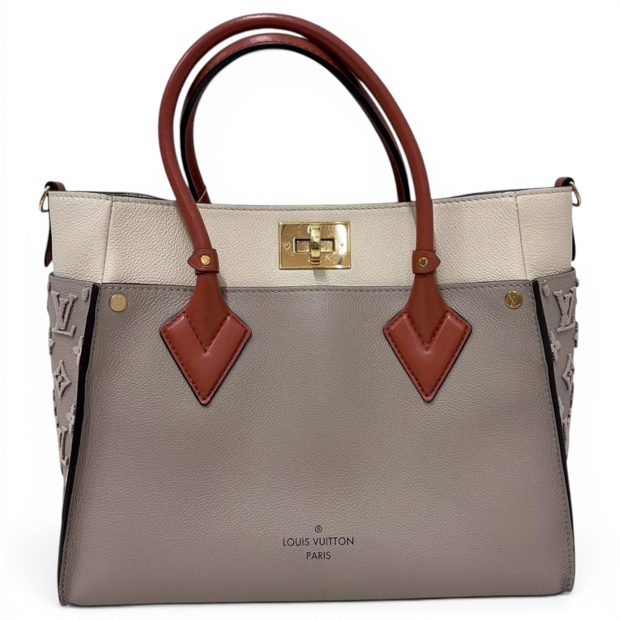 On My Side leather tote