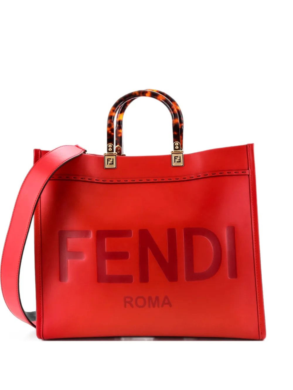 Sunshine Shopper Leather Medium tote bag